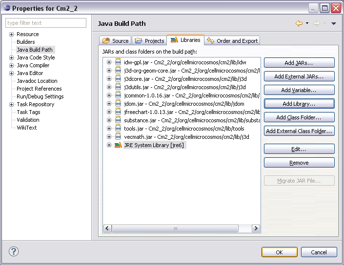 Eclipse: Java imported