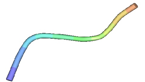 Picture 3.1: Visualization provided by “Simpleviewer.” (PDB ID: 1N9U)